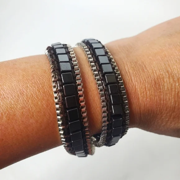 Katie Soleil Wrap Bracelet Beaded - Picture 1 of 4